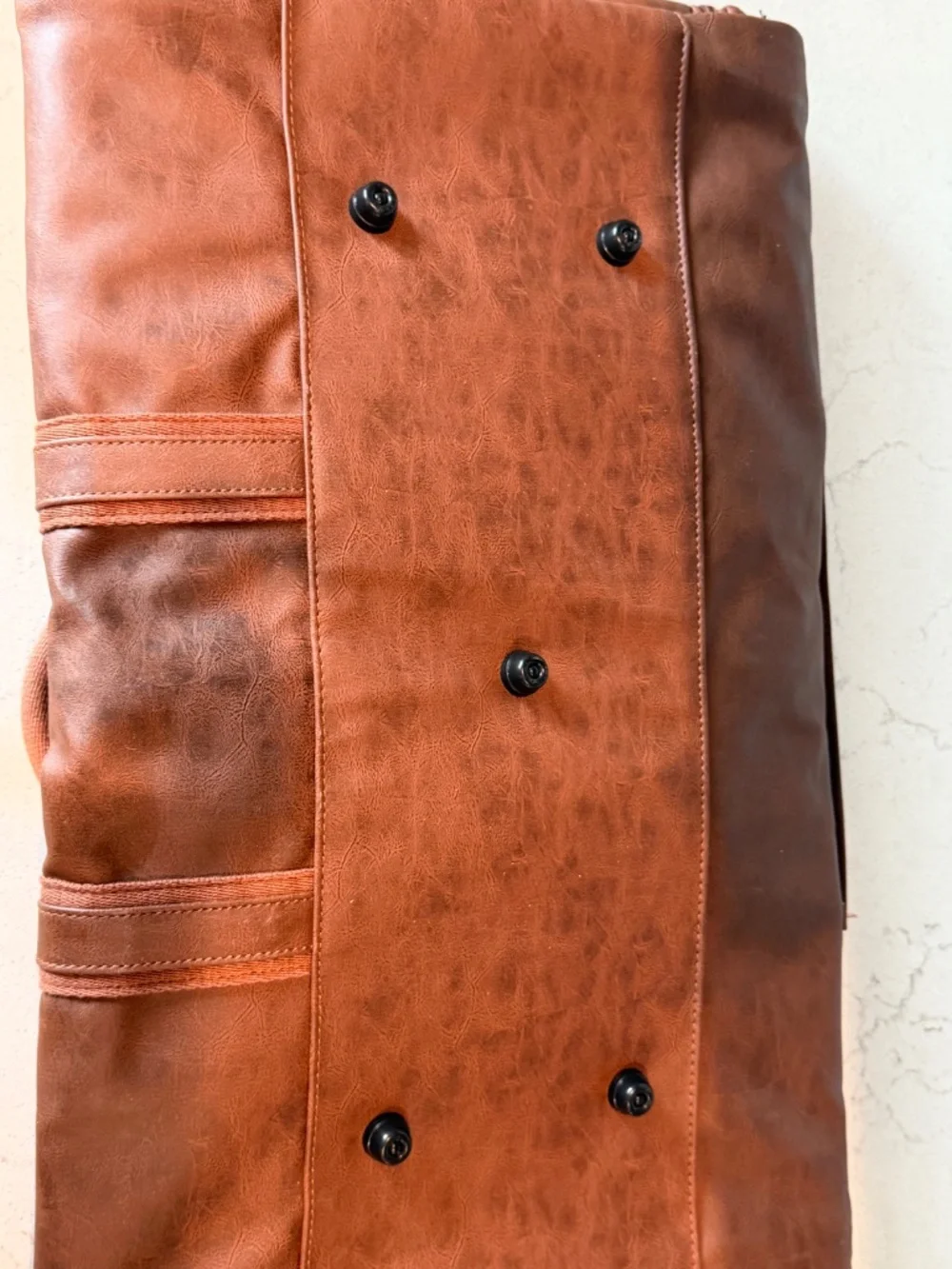 Travel Garment Carry On Duffle Bag by Seyfocnia NWT Brown Waterproof